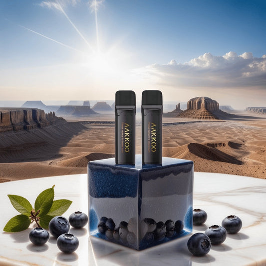 Aakkoo 2x Pods à 600 (Nikotin) - Blueberry